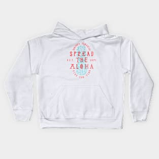 Spread the Aloha (Red) Kids Hoodie